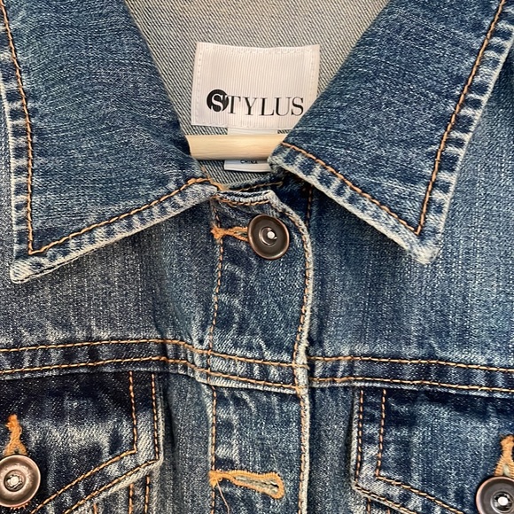 Cropped Denim Jacket (Womens M) - Picture 7 of 12